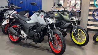 Yamaha Fzs v4 2024 New Model With 02 New Colour Full Detailed Review  New Updates Price Mileage [upl. by Dranal]