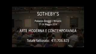 Sothebys  Arte Moderna e Contemporanea  27 e 28 Maggio  Milano [upl. by Fitts]