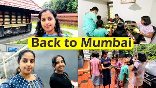 തിരിച്ചു Mumbai ലേക്ക് 😚  ഇനി അടുത്ത Vacation നു വേണ്ടിയുള്ള കാത്തിരിപ്പ് 😍  Kerala Vlogs [upl. by Stevena]