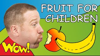 Fruit for Children  Steve and Maggie  English for Kids  ESL English Stories [upl. by Bonnibelle]