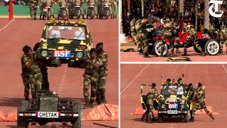 Watch BSF team dismantle amp reassemble an LMV within 2 minutes during operation Chetak Drill [upl. by Tarfe158]