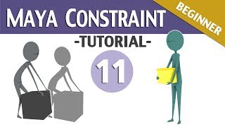 MAYA CONSTRAINT ▶️▶️▶️ TUTORIAL 11 Beginner level [upl. by Gregg103]