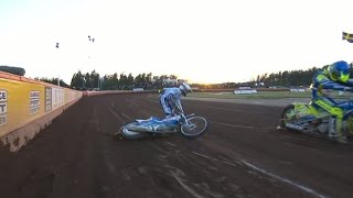 Speedwaystjärnan nära att diskas  vinner efter stor dramatik  TV4 Sport [upl. by Crescantia127]