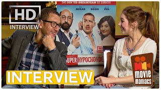 Dany Boon on SUPERHYPOCHONDER and real men [upl. by Ahsirahc]