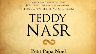 Instrumental  Karaoke  Petit Papa Noel  Teddy NASR [upl. by Ruenhcs]