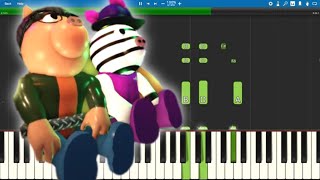 Traveling Time  Piano Tutorial  Piggy Book 2 End Credits Song [upl. by Eirrod]