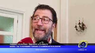 Andria  Dal 10 novembre tornano le quotDomeniche ecologichequot [upl. by Nynnahs935]