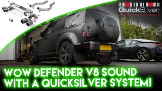 The Best Sounding V8 Defender with our QuickSilver Sound Architect [upl. by Madelina]