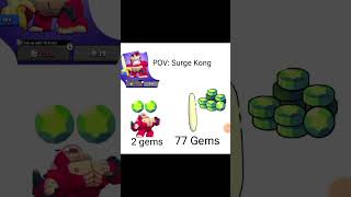 Pov Surge kong surge surgekong brawlstars [upl. by Taddeusz]