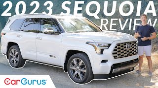 2023 Toyota Sequoia Review  A new fullsize contender [upl. by Leiser397]