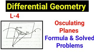 Osculating plane  Function of Class K  Differential Geometry [upl. by Johnsson]