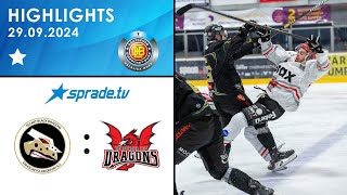 29092024  Highlights  TecArt BlackDragons vs Herforder Ice Dragons [upl. by Lundquist]