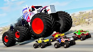 🔴 Jocuri cu masini mari si cascadorii  MONSTER TRUCK GAMEPLAY [upl. by Ednutabab]