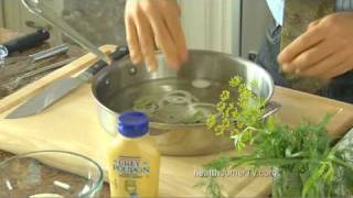 ChefMD® Recipe Poached Trout with Herbed Mustard Sauce [upl. by Enelyt]