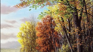 4 STEPS For Painting BEAUTIFUL TREES [upl. by Va]