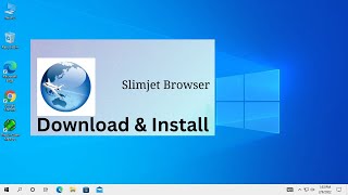 Slimjet Web Browser free and fast downloadinstall [upl. by Narayan631]