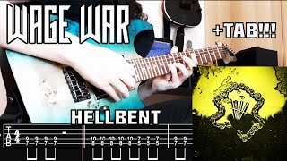 WAGE WAR  Hellbent Guitar Cover  TAB NEW SONG 2024 [upl. by Lainahtan]