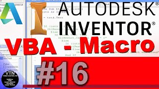 AutoDesk INVENTOR VBA 16  Date and Time Functions [upl. by Persas452]