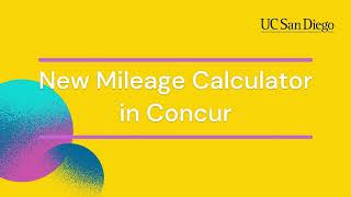 How to Calculate Mileage in Concur [upl. by Florenza]