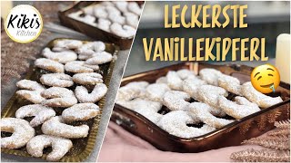 Unfassbar zarte Vanillekipferl  wochenlang frisch  Leckerste Vanillekipferl einfach selber backen [upl. by Patric166]