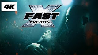 FAST X CREDITS 4K  Racing In Hell Won´t Back Down Credits Song [upl. by Maon246]