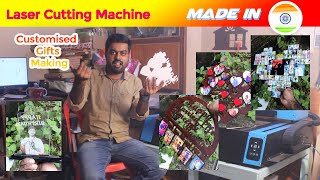 Customized Gifts  CO2 Laser Cutting Machine  Plotbot Plus  MuthuKumar from Devi Gifts Sirkali [upl. by Constanta]