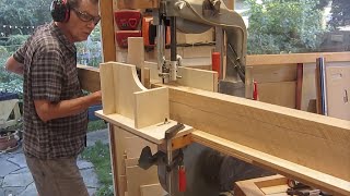 Jigs and Method for precise resaw on a common 14quot bandsaw [upl. by Krueger]