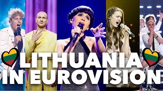 Lithuanian performances in Eurovision 🇱🇹 1994  2023 [upl. by Nirrol]