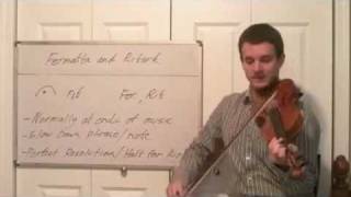 Learn How To Play Fermatta and Ritardando  Intro to Music Violin Terms [upl. by Reivaxe]