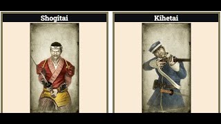 Total War SHOGUN 2  Fall of the Samurai 1vs1 Shogitai vs Kihetai [upl. by Zaller688]