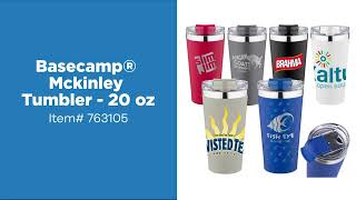 Promo Product Review Basecamp® Mckinley Tumbler  20 oz AnyPromo 763105 [upl. by Atinnek163]