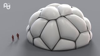 253  Dome Inflation  Rhino Grasshopper Advanced Tutorial [upl. by Haimerej]