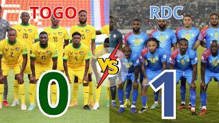 ♦️ RD CONGO 1 VS TOGO 0  ELIMINATOIRE COUPE DU MONDE [upl. by Jessee784]