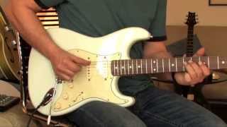 Fender Classic Player Strat Part1 clean amp light overdrive [upl. by Aryamoy924]