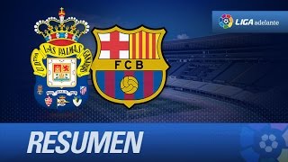 Resumen de UD Las Palmas 43 FC Barcelona B [upl. by Oicanata]