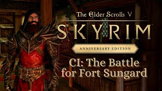 Lets Play Skyrim as Dragonborn 101 The Battle for Fort Sunward amp A Scroll for Answer [upl. by Alvina]