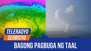 Minor phreatic eruption reported in Taal Volcano PHIVOLCS  Teleradyo Serbisyo 10 October 2024 [upl. by Nosiram]