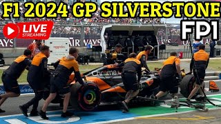 🔴 F1 2024 GP SILVERSTONE 🇬🇧 FP1 LIVE REACTION BY SUPERCORRIS 💥 [upl. by Vorster]