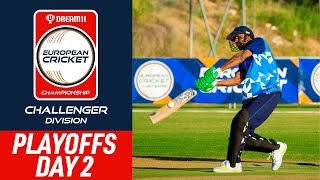 🔴 Dream11 ECC Challenger 2024  Playoffs Day 2  1 Oct 2024  Live European Cricket [upl. by Joo877]