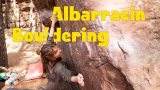 FINALLY bouldering in Albarracin  Bouldering mekka in Spain [upl. by Nettie]