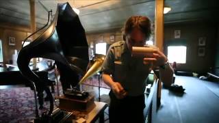 TWO MINUTE WAX CYLINDER RECORDING AT THE EDISON LAB [upl. by Jaddo631]