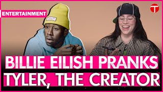 Billie Eilish Pranks Tyler The Creator in Hilarious Phone Call  Elle Magazine Interview [upl. by Poole50]