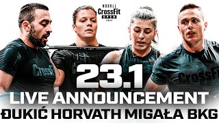 231 Live Announcement — Horvath Migała Đukić amp BKG [upl. by Adnarim301]