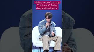 minho singing “This is not it” at The Seasons shinee choiminho kpop callback minhocallback [upl. by Hjerpe]