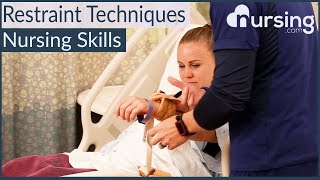 Restraint Application Techniques for Nurses [upl. by Madigan]