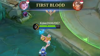 TRYING MY BEST TO HEAL WITH DEW   Floryn Gameplay Mobile Legends [upl. by Aenad]