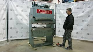 ALLSTEEL 25 TON X 4 HYDRAULIC PRESS BRAKE [upl. by Aikar]