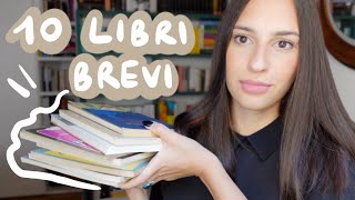 10 LIBRI BREVI da leggere contro il blocco del lettore 📚 [upl. by Aisatnaf]