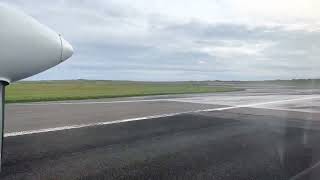 Landing at Kirkwall Airport KOI 20922 [upl. by Welker]