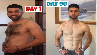 MY INSANE 90 DAY BODY TRANSFORMATION DURING QUARANTINE  SIX PACK IN 90 DAYS  NAVEED CENTRAL [upl. by Yort]